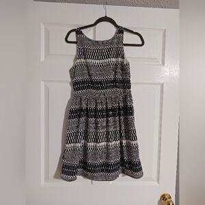 EUC High neck Sleeveless Skater Dress